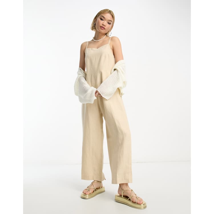 Relaxed store linen jumpsuit