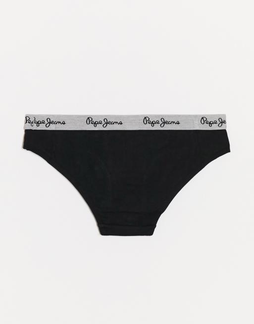 Pepe Jeans London Cotton Sports Bra - Black