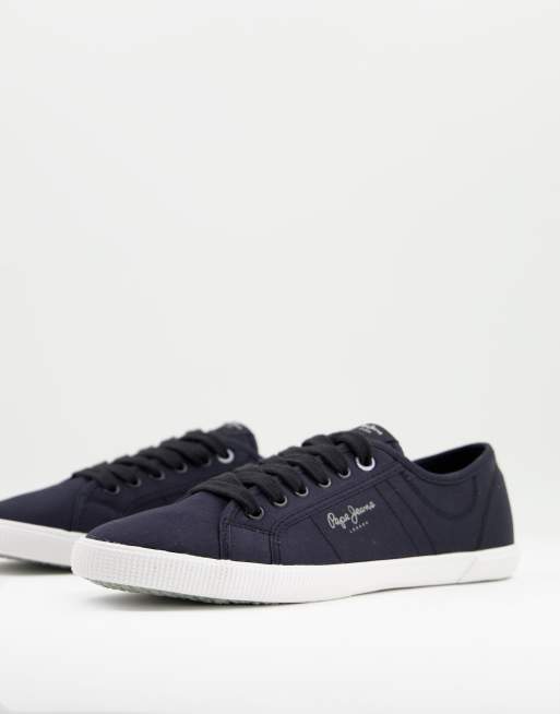 tetraëder Tienerjaren Dom Pepe Jeans Aberman 2.1 canvas shoes | ASOS