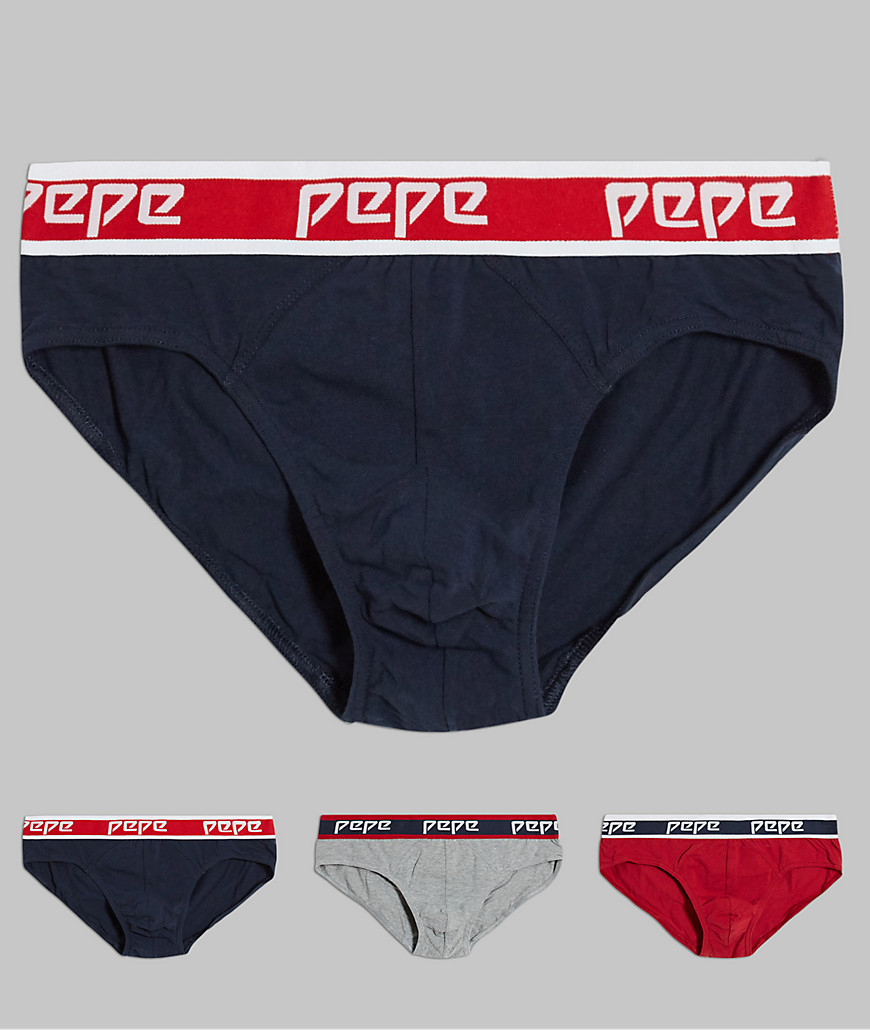 Pepe Jeans — Alden — Trusser 3-pak-Multifarvet