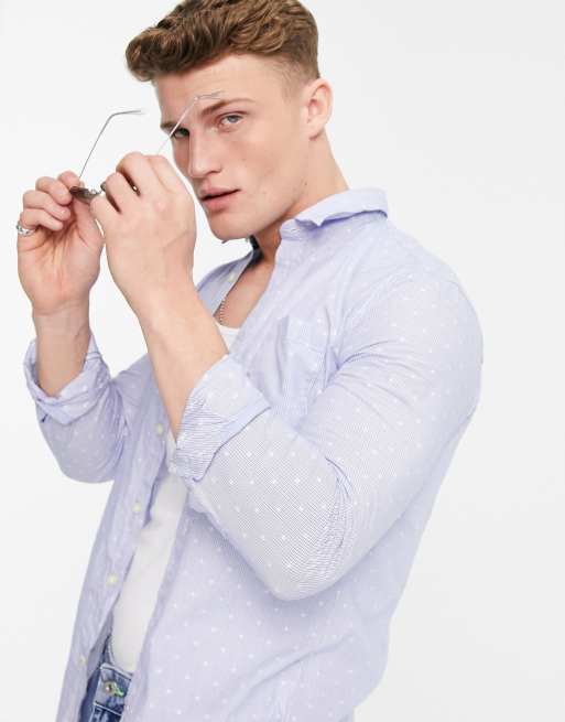 Pepe Jeans – Arthur – Koszula z długim rękawem i wzorem w kropki