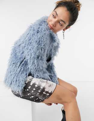 pepe jeans fur coat