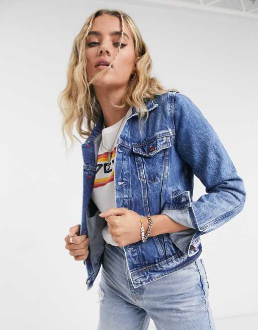 Denim jacket hot sale pepe jeans