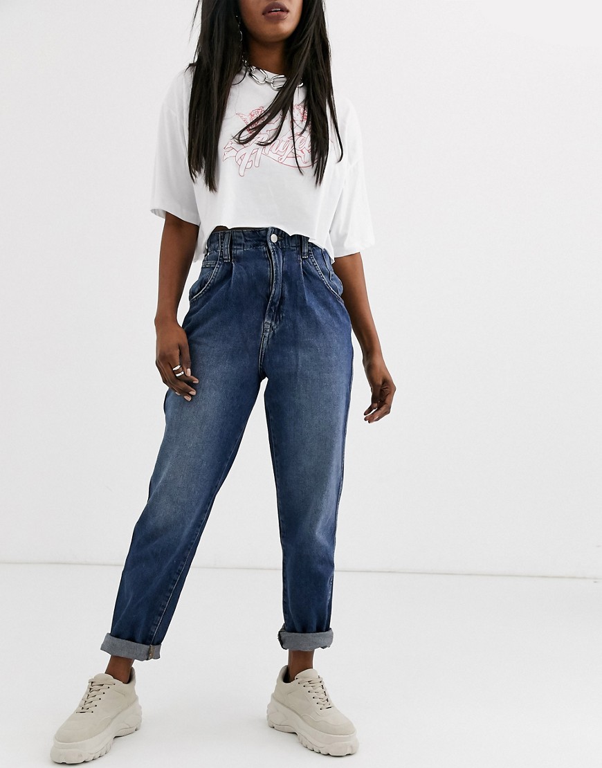 Pepe Jeans - Daisie - Core - Mom jeans-Blauw