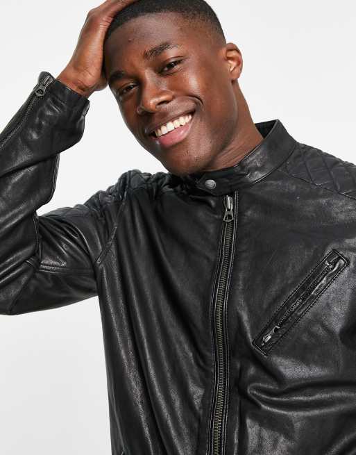 Pepe jeans sale leather jacket