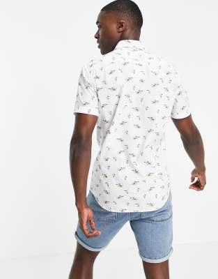 Pepe Jeans Drew print short sleeve shirt | ASOS