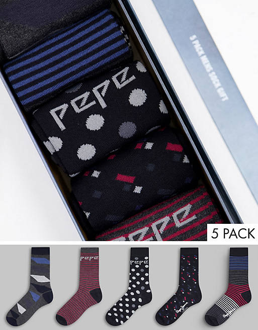Pepe Jeans Elon socks in 5 pack