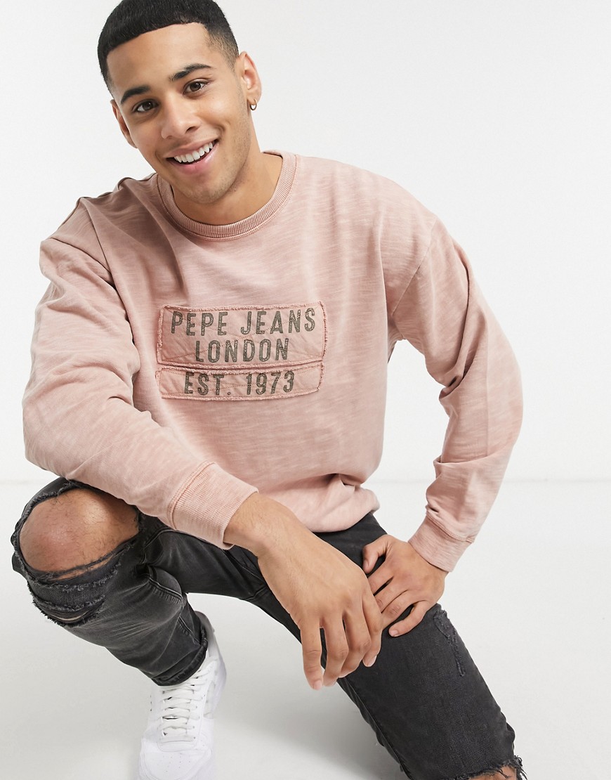 Pepe Jeans - Gregory - Sweater met ronde hals-Roze