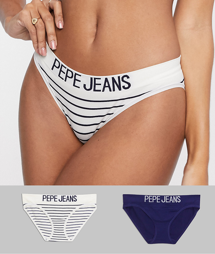 Pepe Jeans - Halle - Confezione da 2 slip-Multicolore