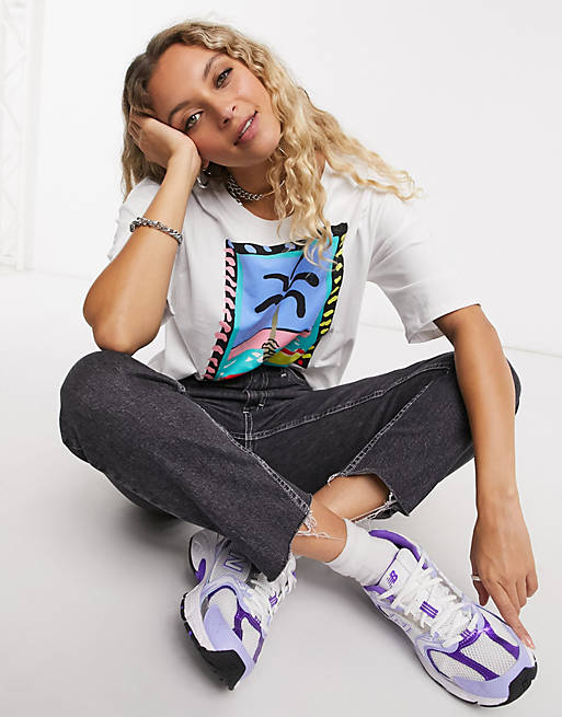 Pepe Jeans Lali T-shirt in white | ASOS