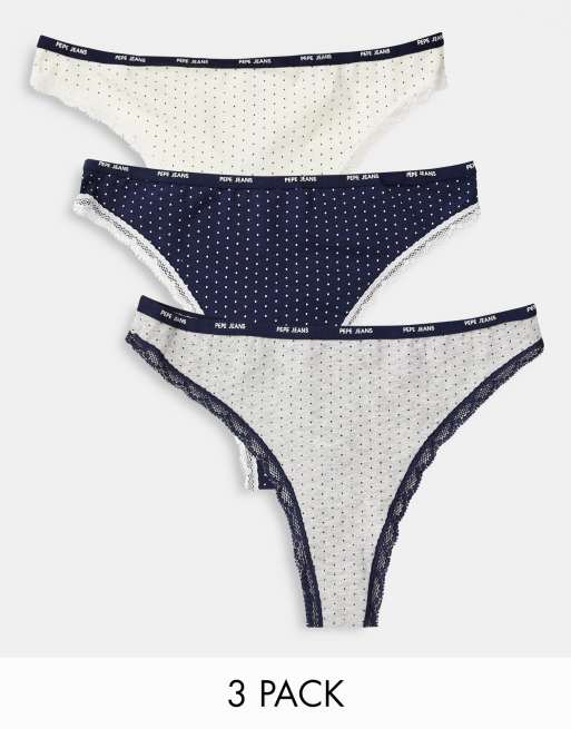 Pepe Jeans Madella Lot de 3 strings ASOS