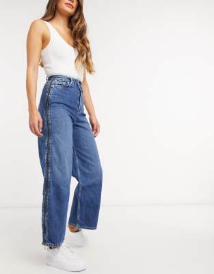 methaan Mew Mew Verzakking Pepe Jeans - Mara - Jeans met rits | ASOS