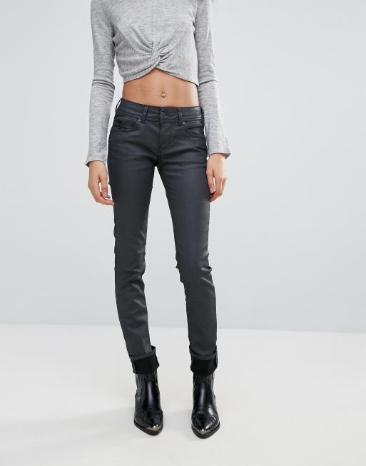 Pepe Jeans New Brooke Waxed Skinny Jeans