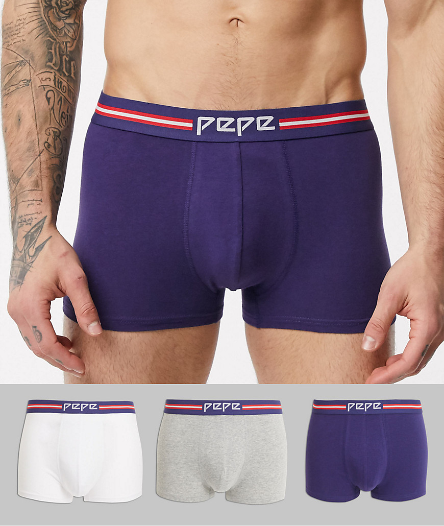 Pepe Jeans - Saxon - Pakke med 3 boksershorts-Multifarvet