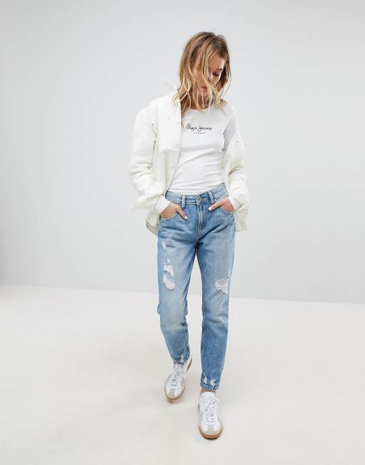 Jean mom pepe outlet jeans