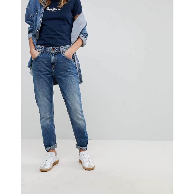 Pepe Jeans Violet High Waist Rigid Mom Jean