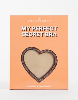 Perfect Secrets Perfect Secret Ultimate Reuseable Stick-on Bra With Storage Board In Neutral