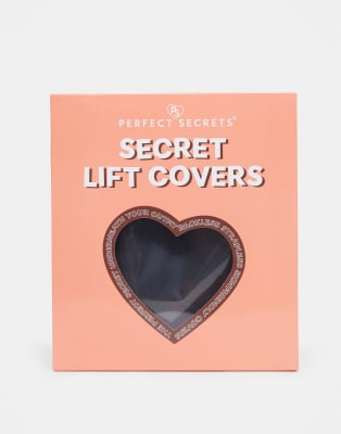 Perfect Secrets Perfect Secrets 2pck lifting nipple covers in black-Multi