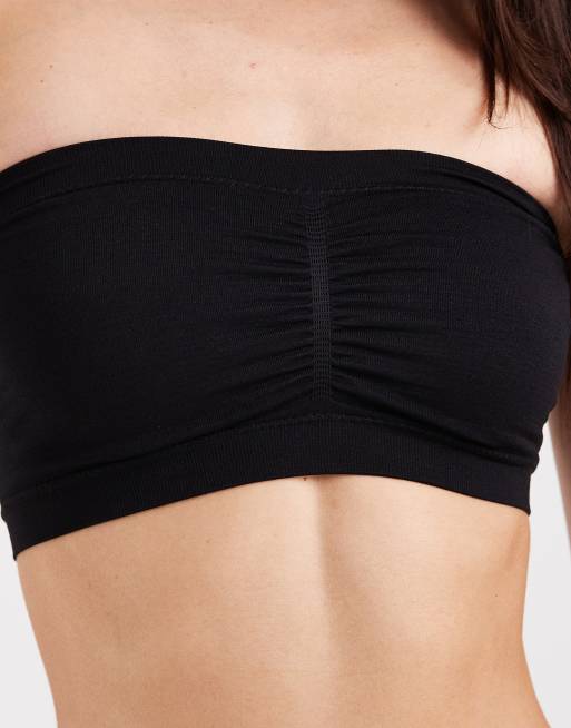 Perfect Secrets bandeau bra in black, 4 of 4