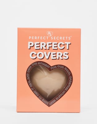 Perfect Secrets - Brustwarzenabdeckungen in Cappuccino-Neutral