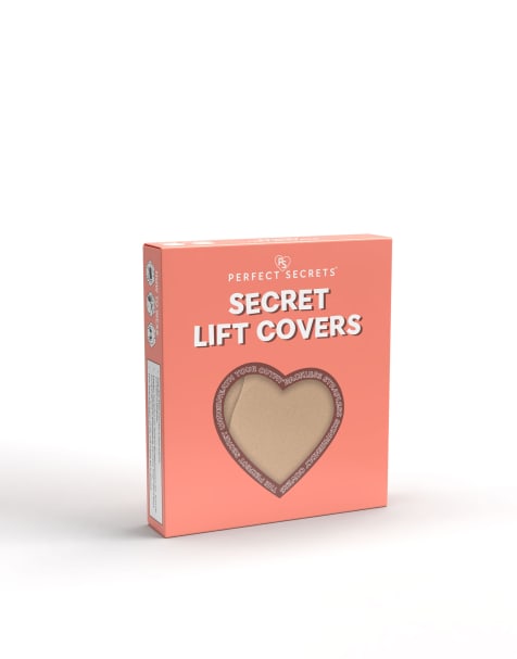 Perfect Secrets – Cappuccinobruna, lyftande nipple covers, 2-pack - view 1