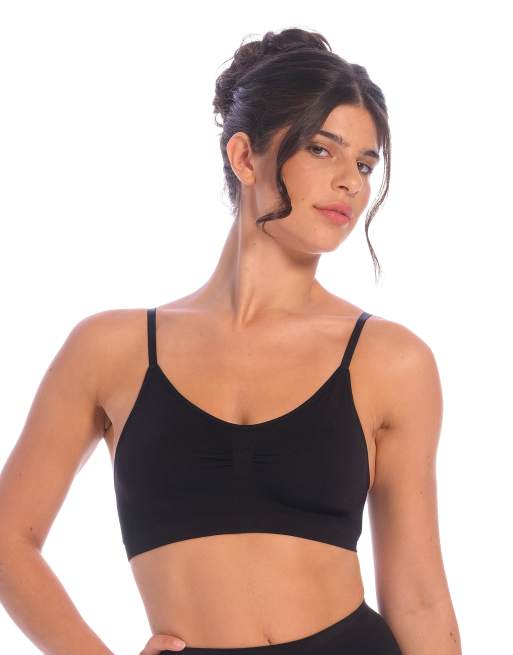 Perfect Secrets medium shaper thong and 'the perfect' seamless bra in black