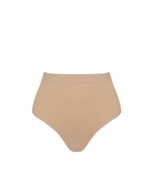Perfect Secrets - Mittelgroßer, formender Tangaslip in Cappuccino-Neutral