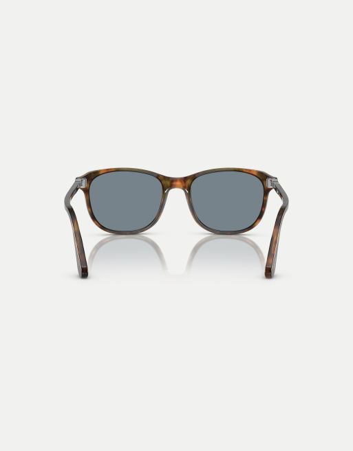 Persol - PO1935s - Lunettes de soleil rectangulaires à verres bleus - Café écaille de tortue, 4 de 4