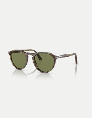 Persol - PO3186S - Havana / Polarized Marrone - Occhiali Da Sole Persol Eyewear 77796 - Foto 9