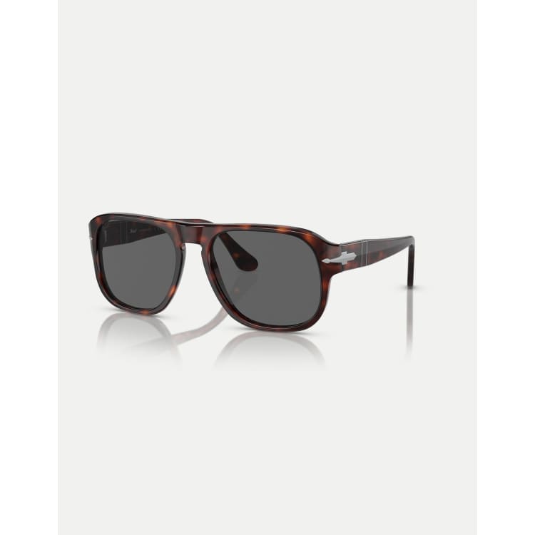 Persol Po3310s Jean Occhiali da sole rettangolari tartarugati