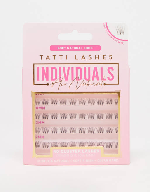 Pestañas postizas individuales Individuals de Tatti Lashes: Modelo Au Natural
