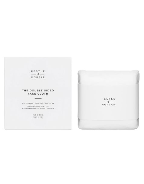 Pestle & Mortar – 3er-Pack zweiseitige Waschlappen - view 1