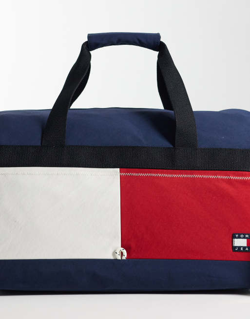 Petate azul marino, rojo y blanco Archive de Tommy Jeans, 3 de 4