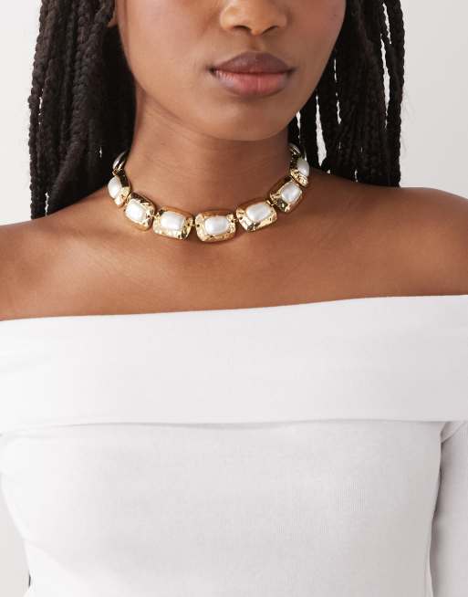 Petit Moments - Ketting met statement vintage stijl in goud 