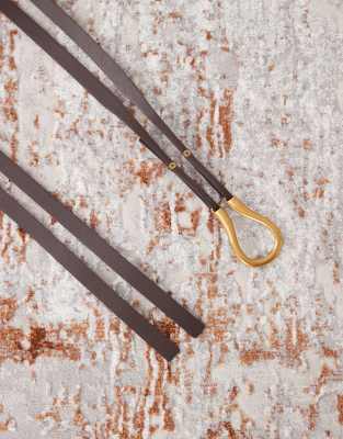 Petit Moments Loop Belt In Brown