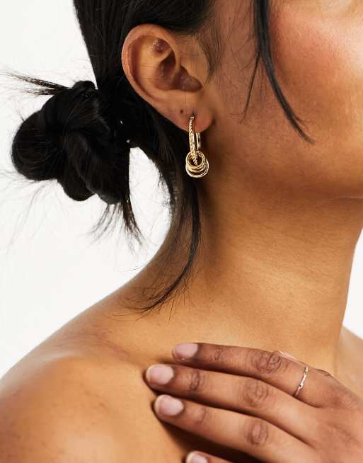 Petit Moments mendoza hoop earrings in gold