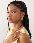 [Petit Moments] Petit Moments molten stud earrings in gold No Size GOLD