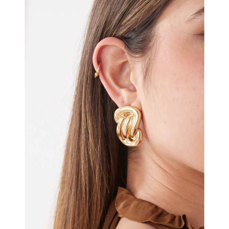 ★MIDNIGHT MOMENT.★ bumpy earring gold MIDNIGHT MOMENT