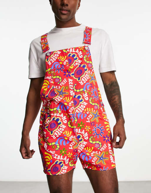 Peto corto con estampado integral de ASOS DESIGN, 4 de 4