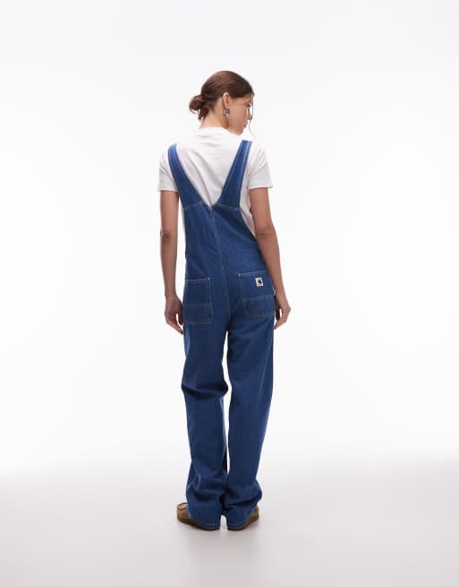 Peto vaquero azul con lavado medio de Carhartt WIP, 4 de 4