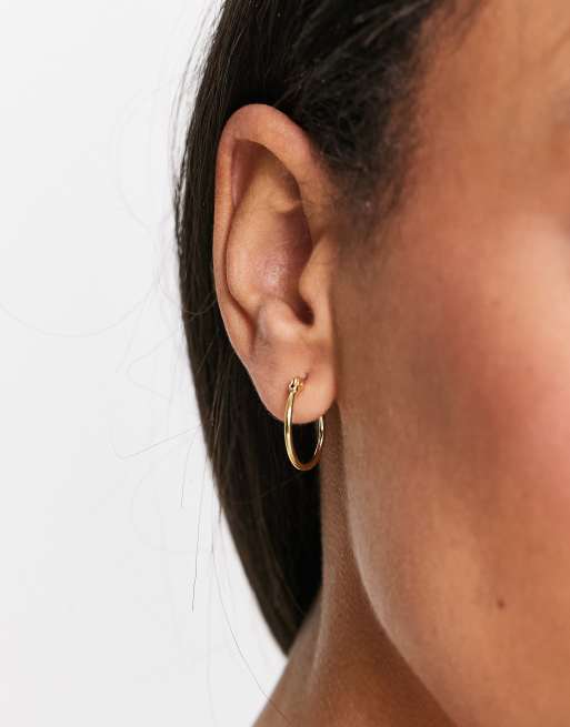 Pieces – 18K Vergoldete Creolen, 2 von 4