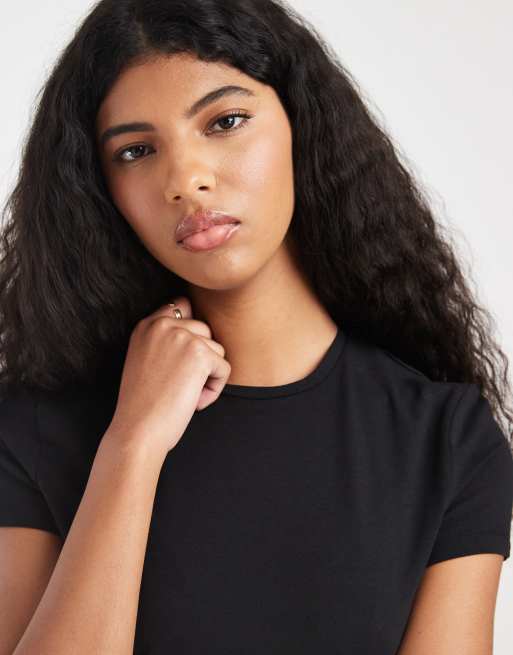PIECES 2 pack baby tees in black and white, 3 of 4