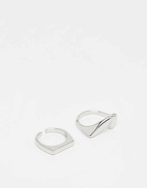 Two Open Line Smooth Ring Two Open Line Smooth Ring