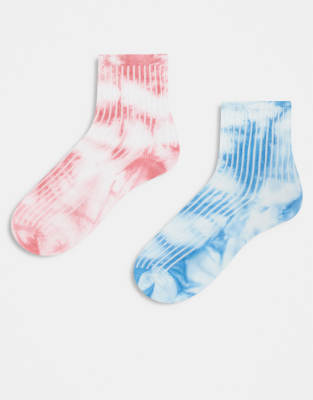 Pieces 2 Pack Tie Dye Socks