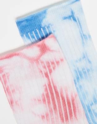 Shop Pieces 2 Pack Tie Dye Socks