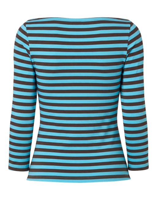 Pieces 3/4 sleeved top in splish splash1, 6 of 6