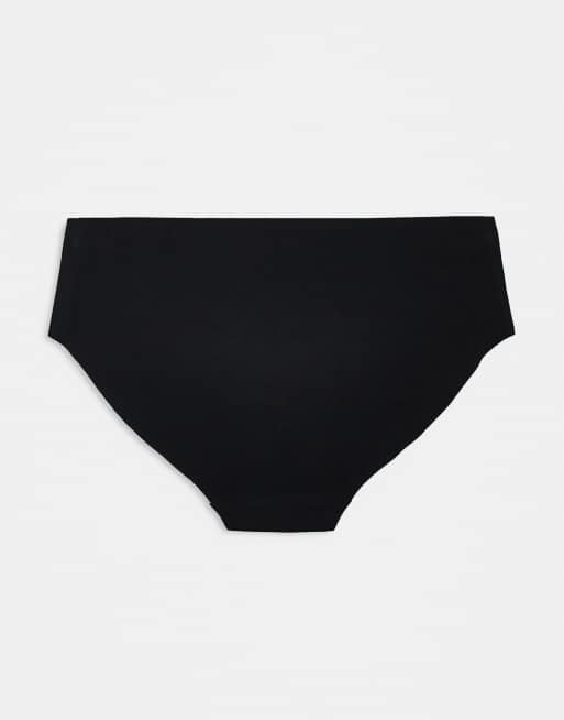 Pieces 3 pack breifs in black, 2 of 3