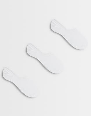 Pieces 3 Pack Sneaker Socks In White