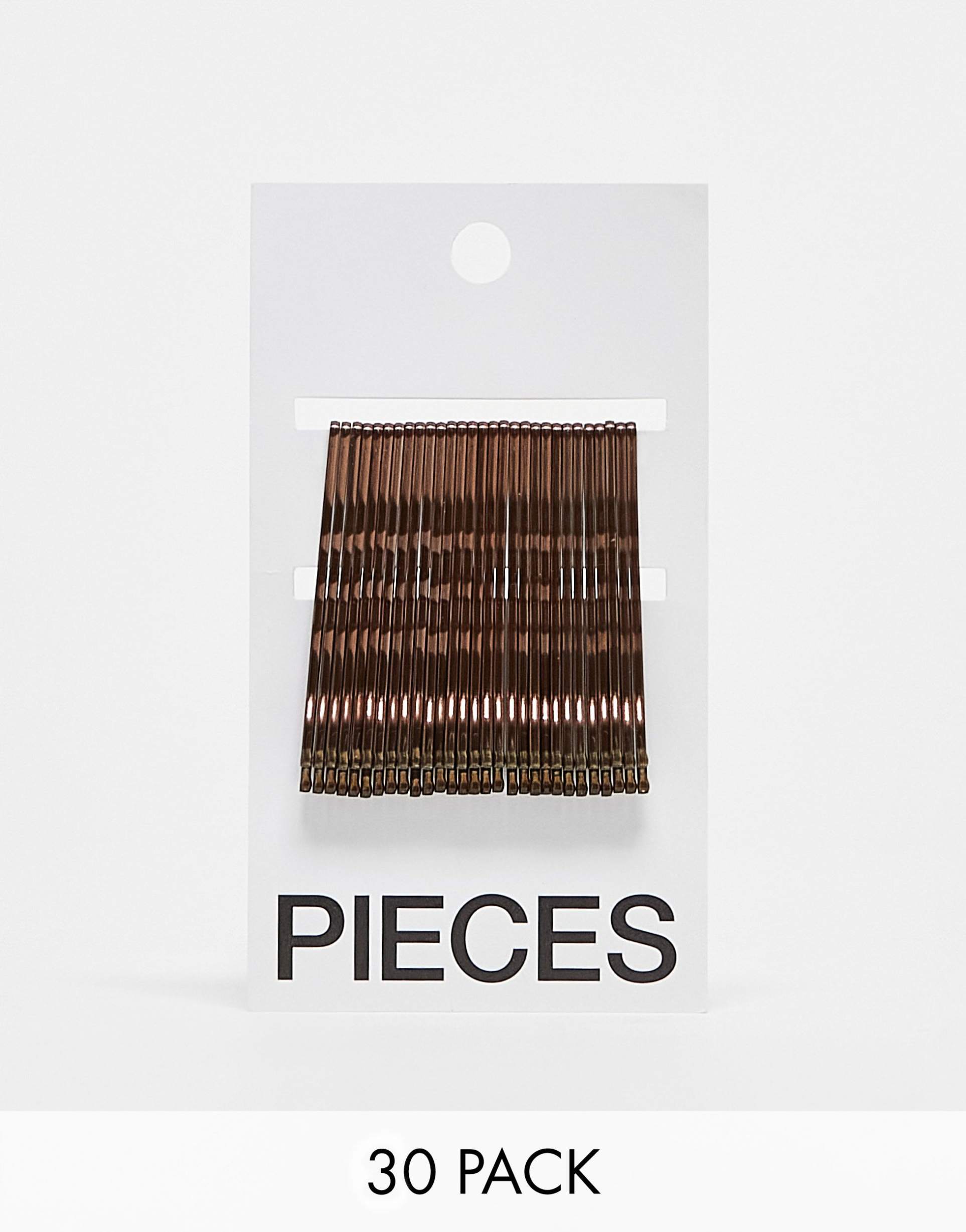 pieces 30 pack hair pins card in bronze