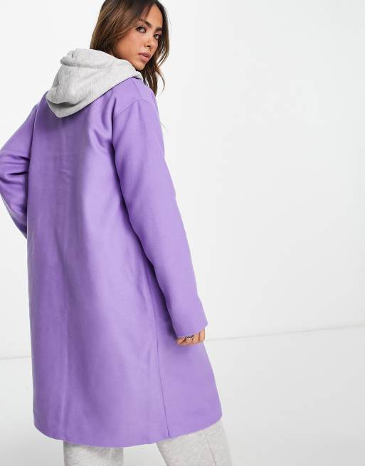 Asos lilac coat sale